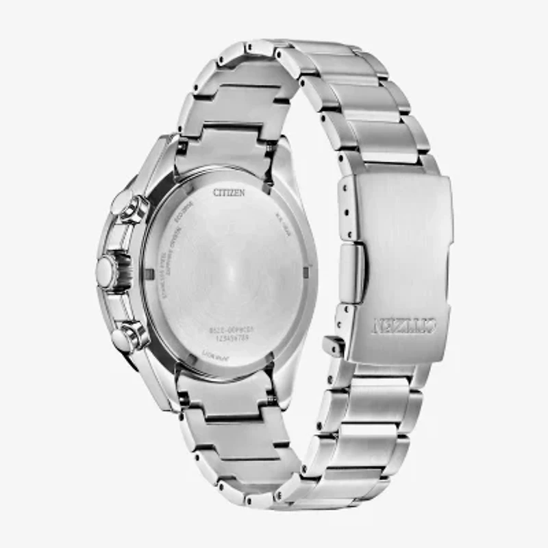 Citizen Sport Luxury Mens Chronograph Silver Tone Stainless Steel Bracelet Watch Ca4730-59a