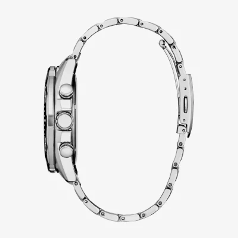 Citizen Sport Luxury Mens Chronograph Silver Tone Stainless Steel Bracelet Watch Ca4730-59a