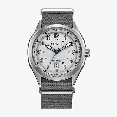 Citizen Sport Casual Mens Gray Strap Watch Aw1890-01a