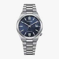 Citizen Sport Luxury Auto Mens Automatic Silver Tone Stainless Steel Bracelet Watch Nj0200-50m