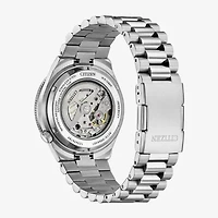 Citizen Sport Luxury Auto Mens Automatic Silver Tone Stainless Steel Bracelet Watch Nj0230-59l