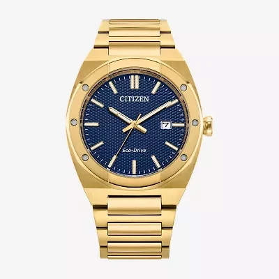 Citizen Sport Luxury Mens Gold Tone Stainless Steel Bracelet Watch Bm7662-59l