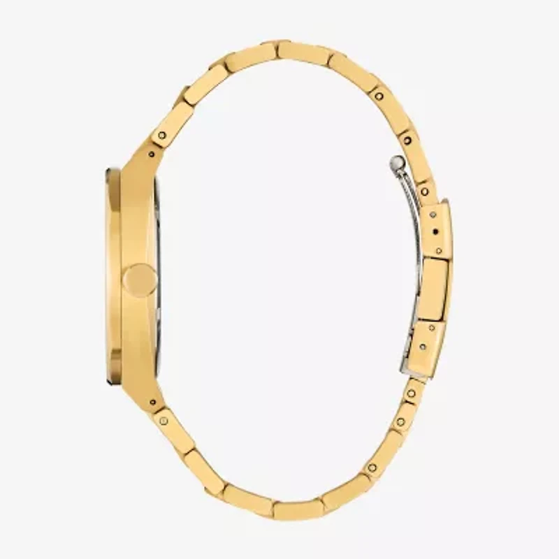 Citizen Sport Luxury Mens Gold Tone Stainless Steel Bracelet Watch Bm7662-59l