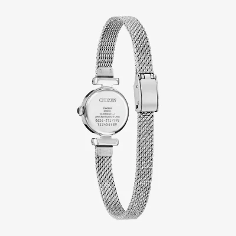 Citizen Classic Eco Womens Silver Tone Stainless Steel Bracelet Watch Eg7081-51l
