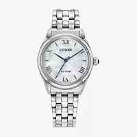 Citizen Citizen L Womens Silver Tone Stainless Steel Bracelet Watch Em1140-80d