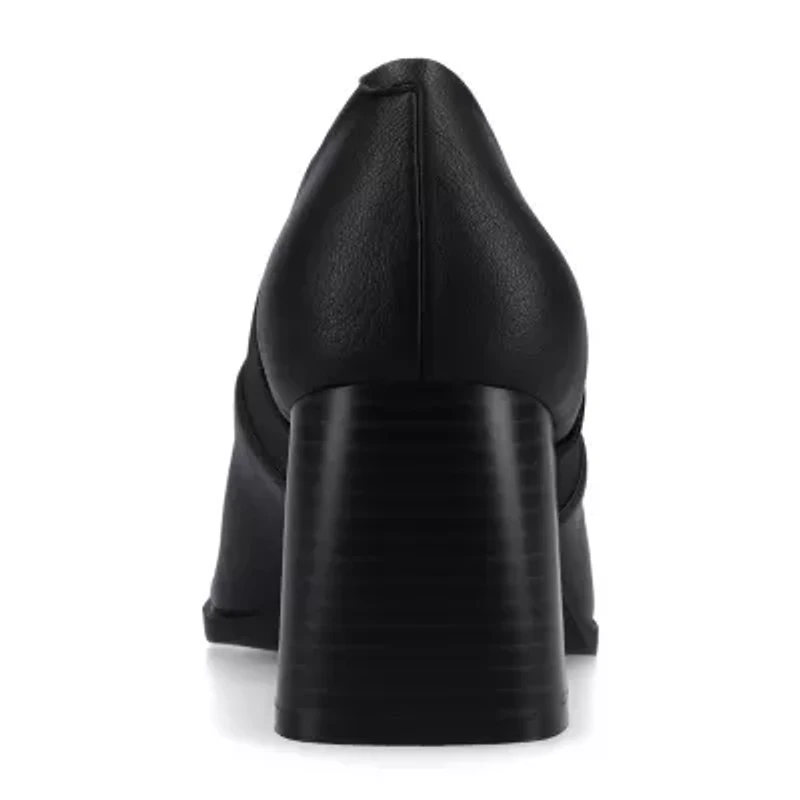 Journee Collection Womens Maeve Block Heel Dress Boots