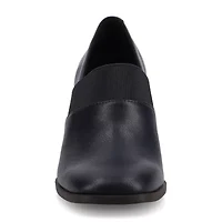 Journee Collection Womens Maeve Block Heel Dress Boots