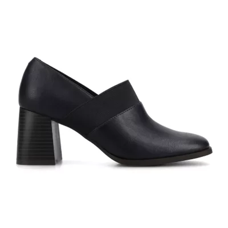 Journee Collection Womens Maeve Block Heel Dress Boots
