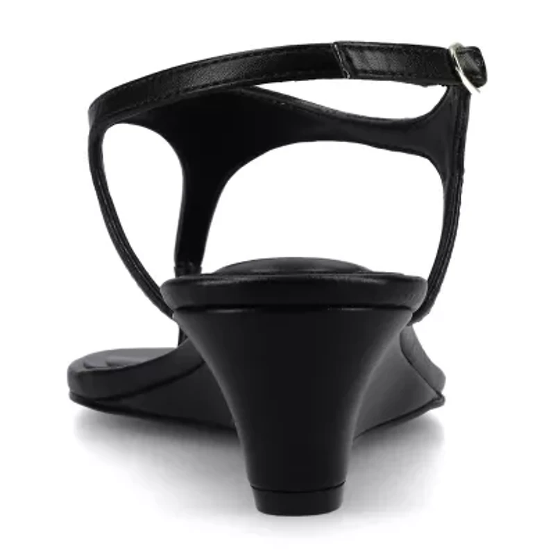 Journee Collection Womens Kathryn Wedge Sandals