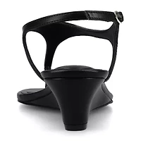 Journee Collection Womens Kathryn Wedge Sandals