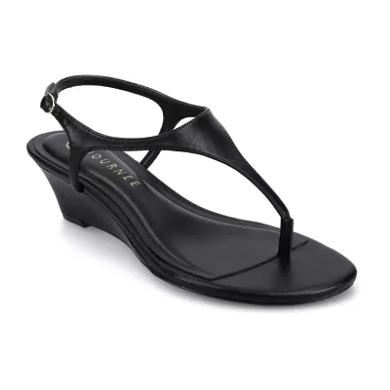 Journee Collection Womens Kathryn Wedge Sandals