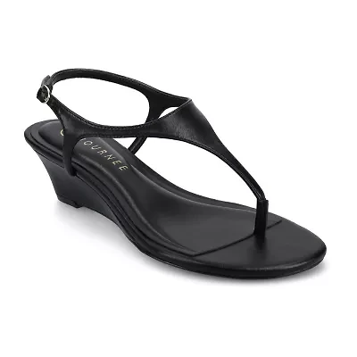 Journee Collection Womens Kathryn Wedge Sandals