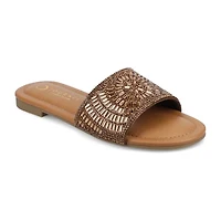 Journee Collection Womens Maria Flat Sandals