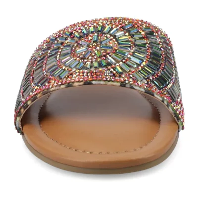 Journee Collection Womens Maria Flat Sandals