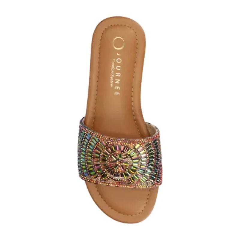 Journee Collection Womens Maria Flat Sandals