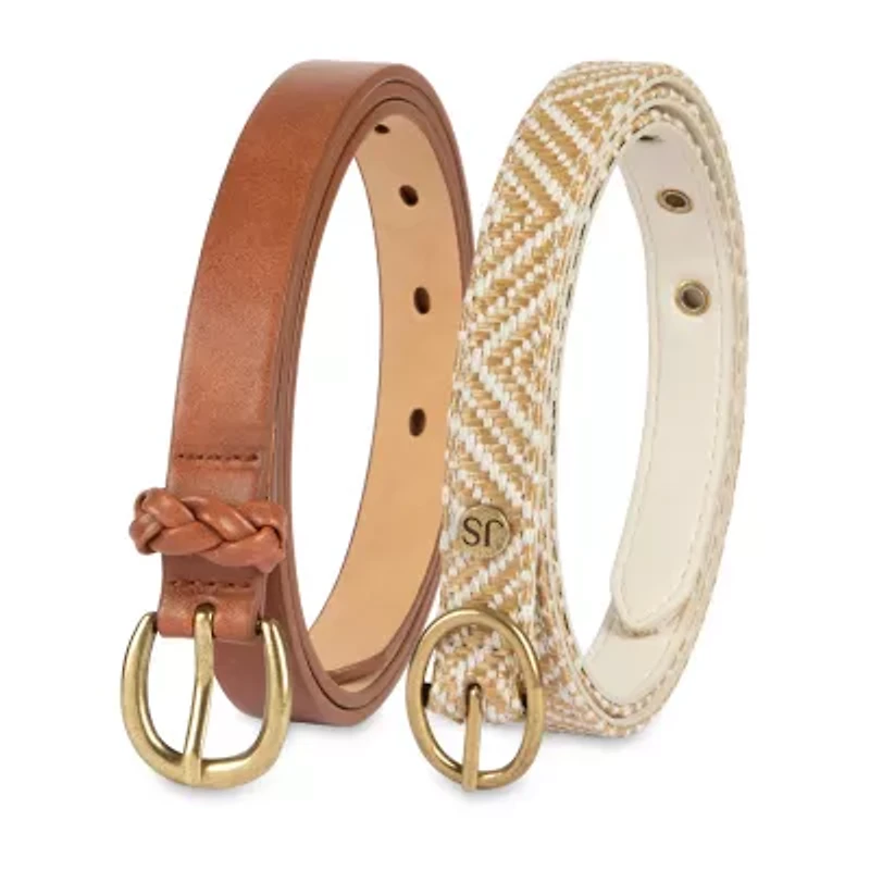 JS Jessica Simpson Web Center 2-pc. Womens Belt