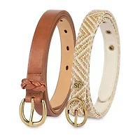 JS Jessica Simpson Web Center 2-pc. Womens Belt
