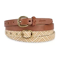 JS Jessica Simpson Web Center 2-pc. Womens Belt