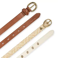 JS Jessica Simpson Web Center 2-pc. Womens Belt
