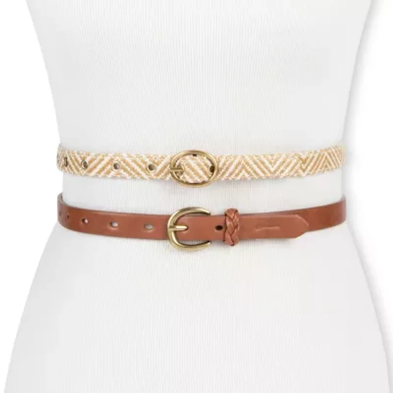 JS Jessica Simpson Web Center 2-pc. Womens Belt