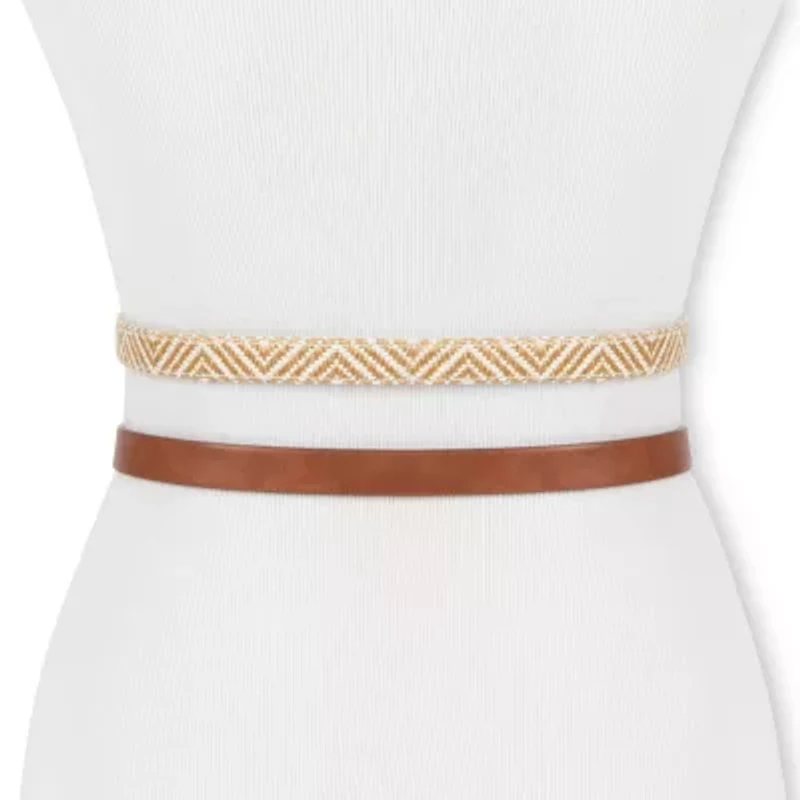 JS Jessica Simpson Web Center 2-pc. Womens Belt