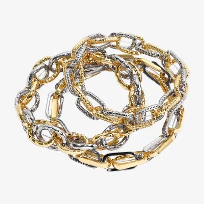 Bold Elements Womens 3-pc. Bracelet Set