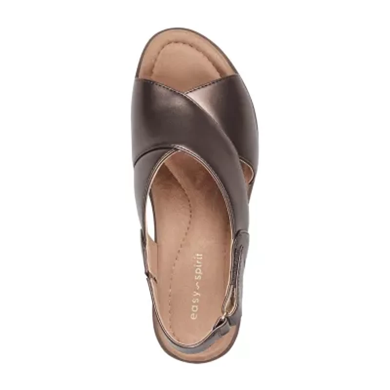 Easy Spirit Womens Charlene Heeled Sandals