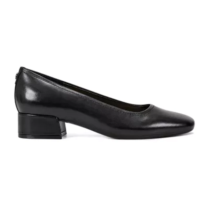 Easy Spirit Jain Womens Square Closed Toe Block Heel Pumps