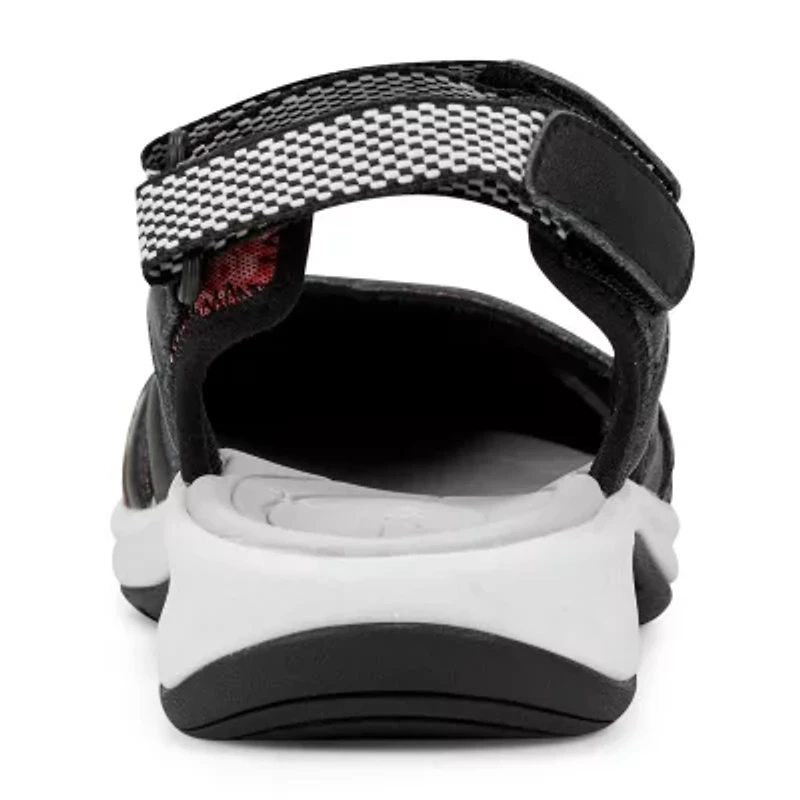 Easy Spirit Womens Esplash Adjustable Strap Flat Sandals