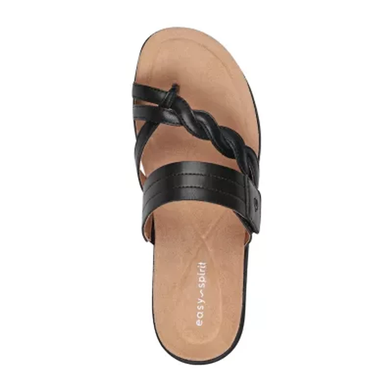 Easy Spirit Womens Waren Flat Sandals