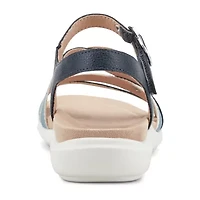 Easy Spirit Womens Wayan Adjustable Strap Flat Sandals