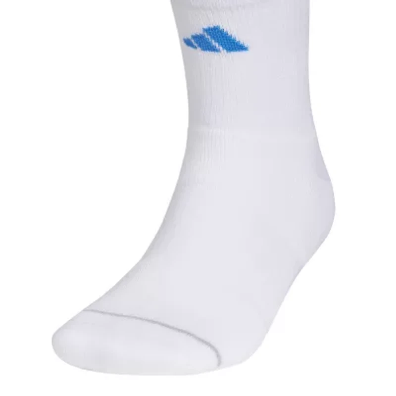 adidas Cushioned Mens 3-pc. Quarter Ankle Socks