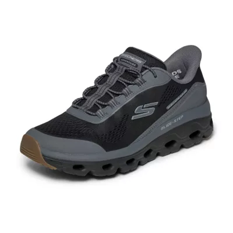 Skechers Hands Free Slip-Ins Glide Step Sole Glover Peak Womens Slip-On Walking Shoes