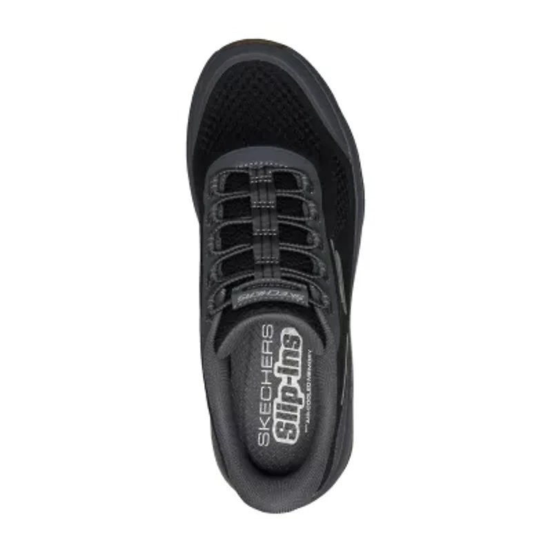 Skechers Hands Free Slip-Ins Glide Step Sole Glover Peak Womens Slip-On Walking Shoes