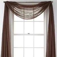 Home Expressions Lisette Sheer Scarf Valance