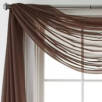 Home Expressions Lisette Sheer Scarf Valance
