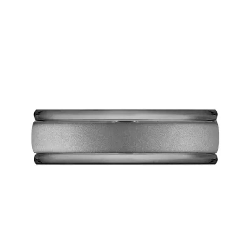 Mens 7mm Tantalum Dark Grey Powder Coated Wedding Band
