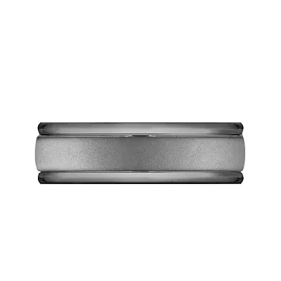 Mens 7mm Tantalum Dark Grey Powder Coated Wedding Band