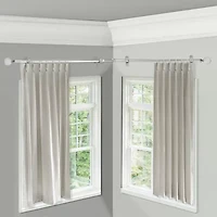 Rod Desyne Faceted Corner 13/16 Adjustable Curtain
