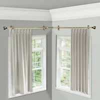 Rod Desyne Poise Corner 13/16 Adjustable Curtain