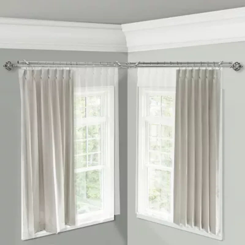 Rod Desyne Twist Corner Double Curtain