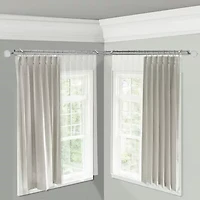 Rod Desyne Faceted Corner Double Curtain
