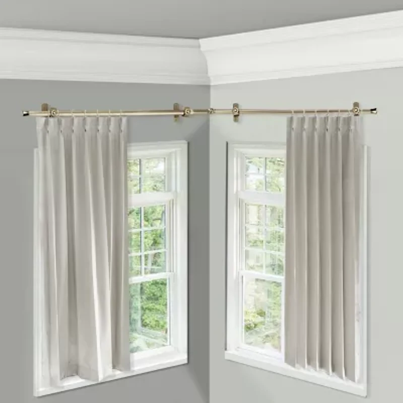 Rod Desyne Corner 13/16 Adjustable Curtain