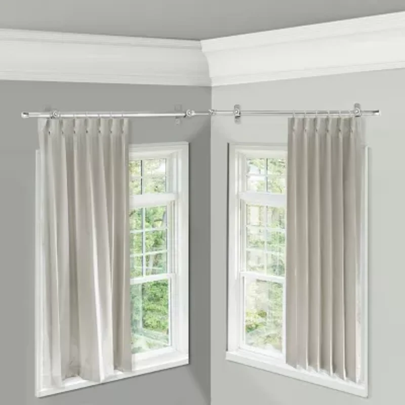 Rod Desyne Corner 13/16 Adjustable Curtain