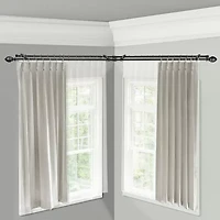 Rod Desyne Garnet Corner Window Double Curtain