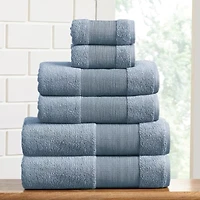 Aircloud 6-pc. Quick Dry Solid Bath Towel Set