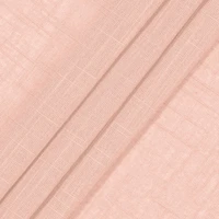 Fieldcrest Arden Solid Cotton Grommet Top Sheer Single Curtain Panel