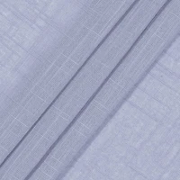 Fieldcrest Arden Solid Cotton Grommet Top Sheer Single Curtain Panel