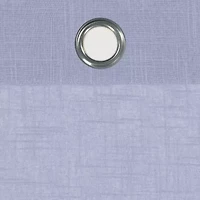 Fieldcrest Arden Solid Cotton Grommet Top Sheer Single Curtain Panel