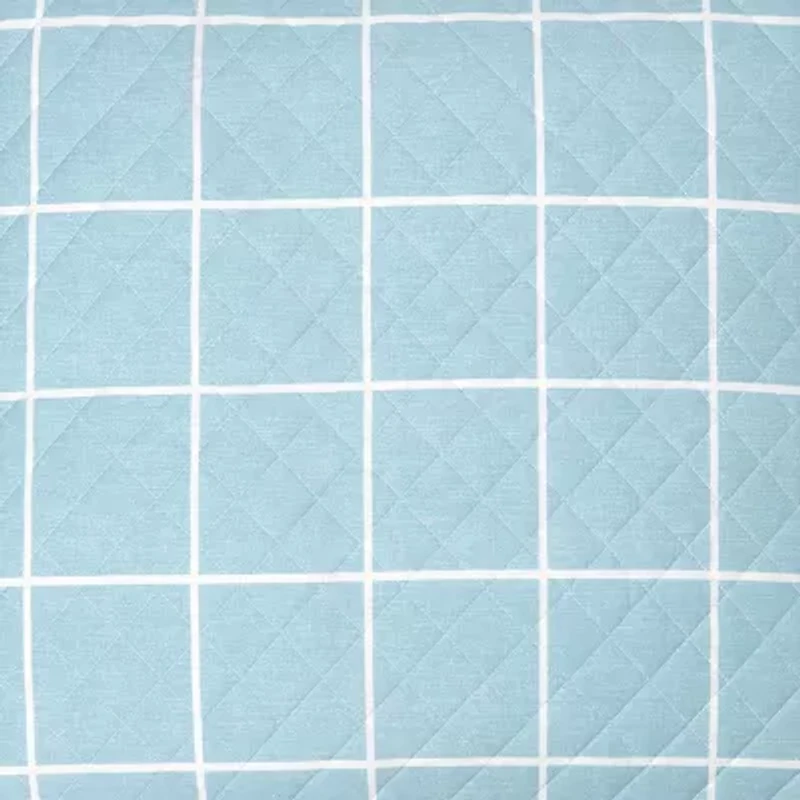Fieldcrest Windowpane Reversible Euro Sham